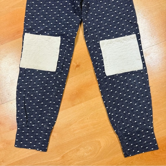 Matilda Jane Blue & White Patches & Polka Dots Cotton Joggers Girls Size 10 NWOT - Picture 5 of 7